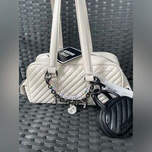 Steve Madden Bag, Steve Madden Shoulder Bag,Steve Madden white Bag.